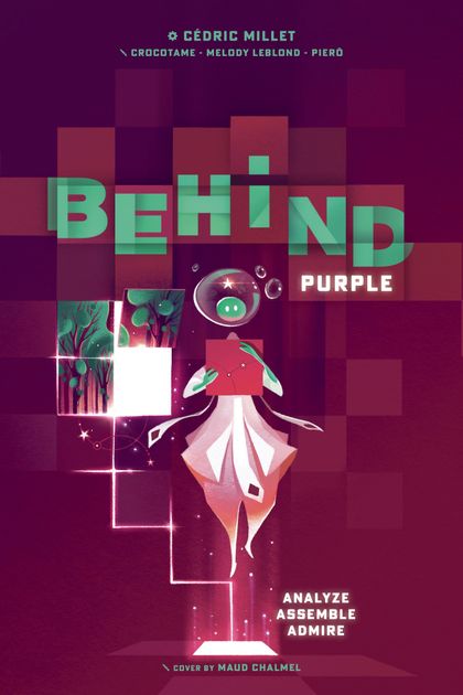 Behind: Purple box art
