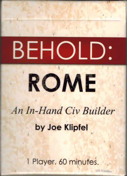 Behold Rome deluxe tuckbox