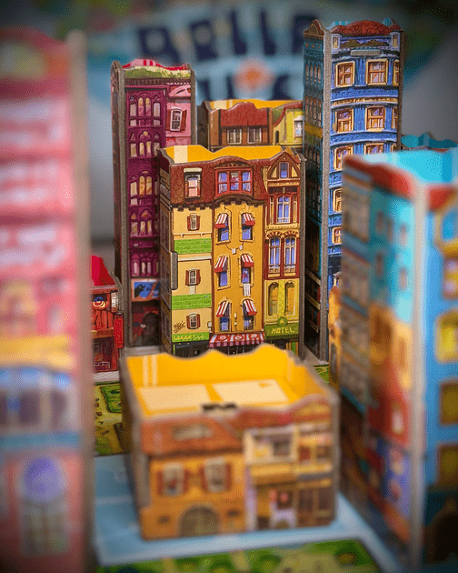 Bella Vista three dimensional building pieces