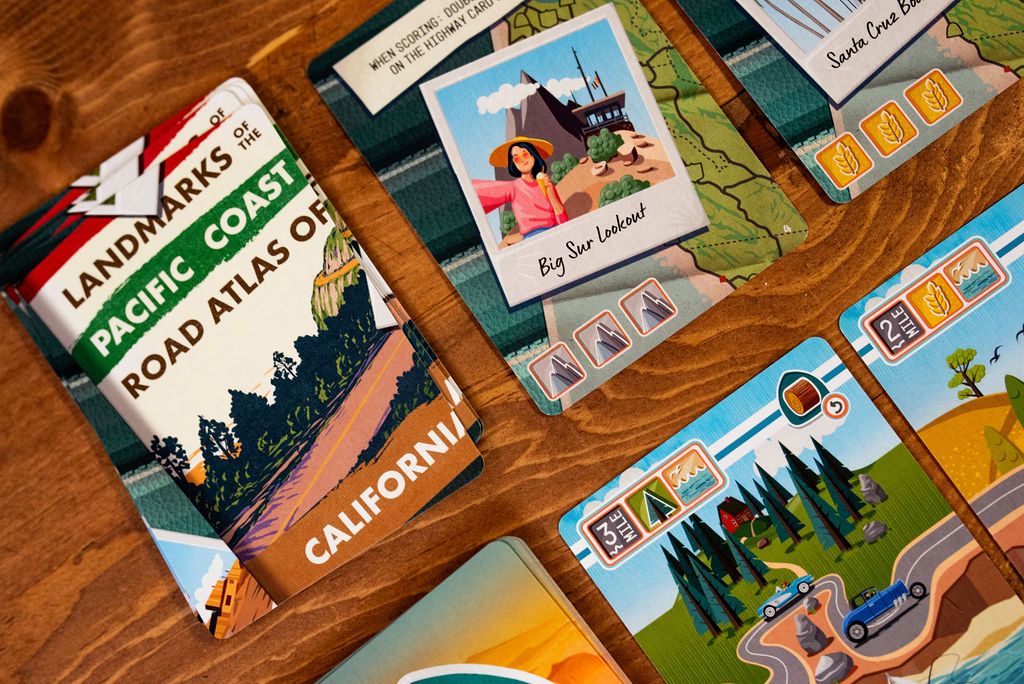Big Sur road and resource cards