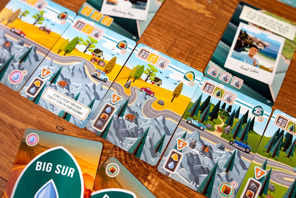 Big Sur game landmark tiles and components