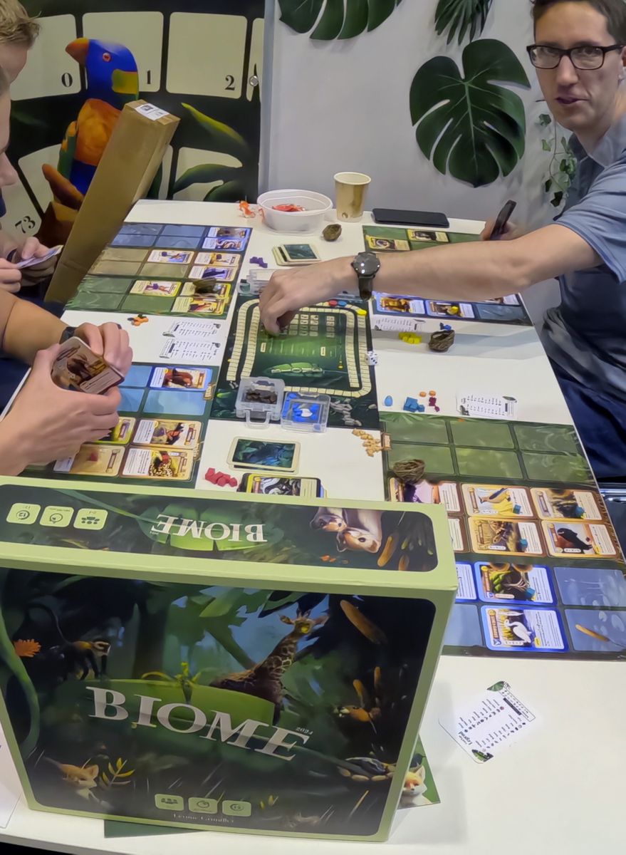 Biome board game displayed at SPIEL 2023