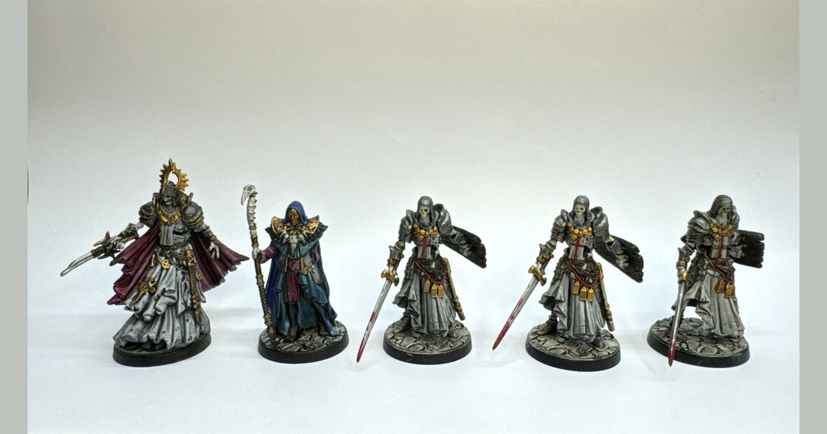 Painted Black Rose Wars Duel Lex miniatures