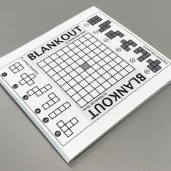 Blankout box art