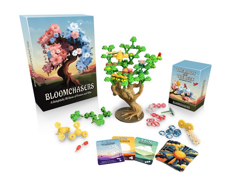 Bloomchasers branches buds cards and player components