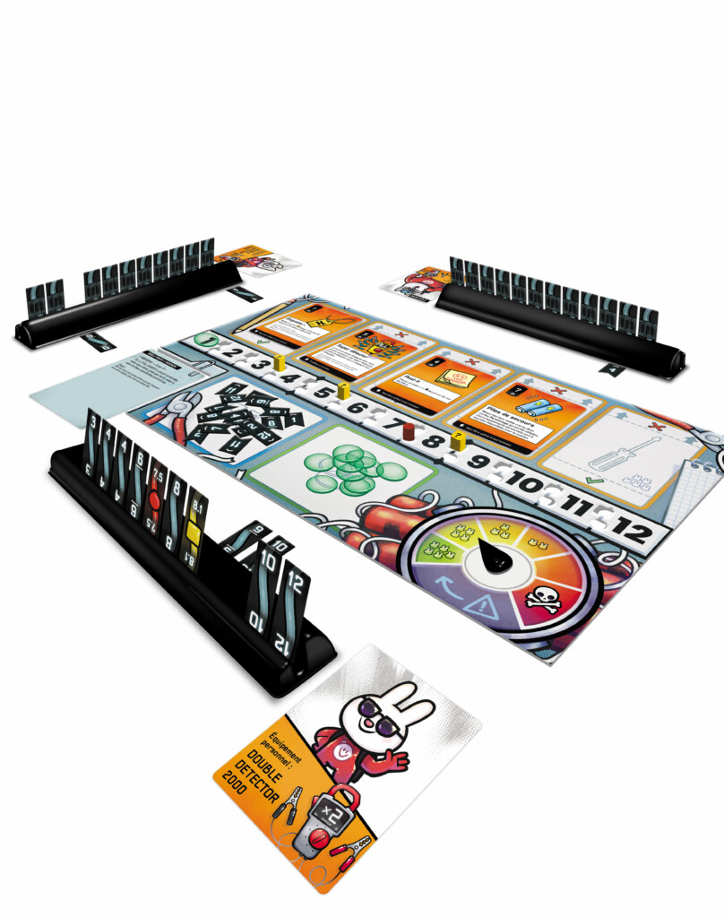 Bomb Busters cooperative deduction game in progress