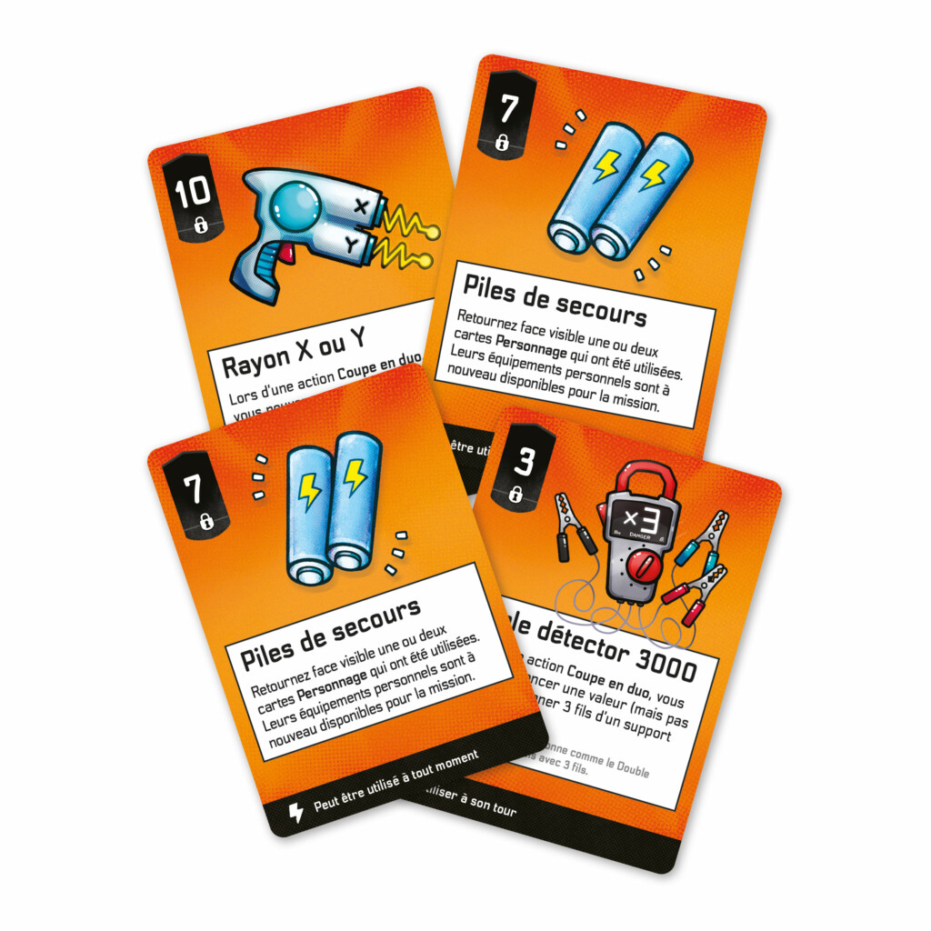 Bomb Busters equipment cards