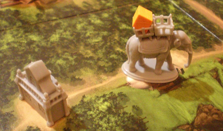 Bombay board game components