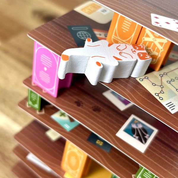 Bookshelf wooden book components