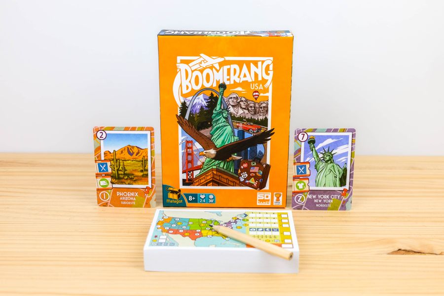 Boomerang USA board game setup
