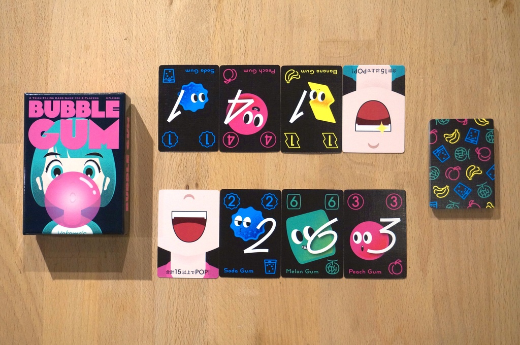 BUBBLE GUM cards and box