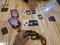 BUBBLE GUM being played by two players