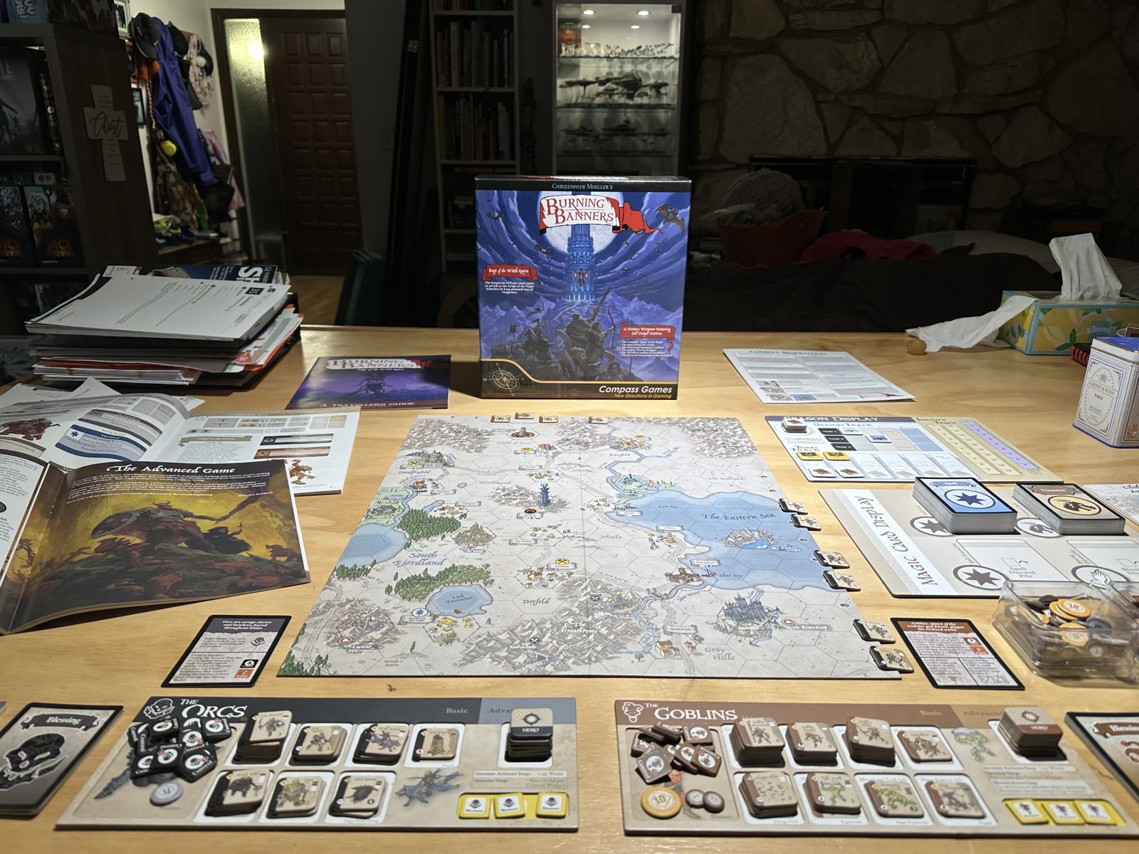 Burning Banners first scenario setup