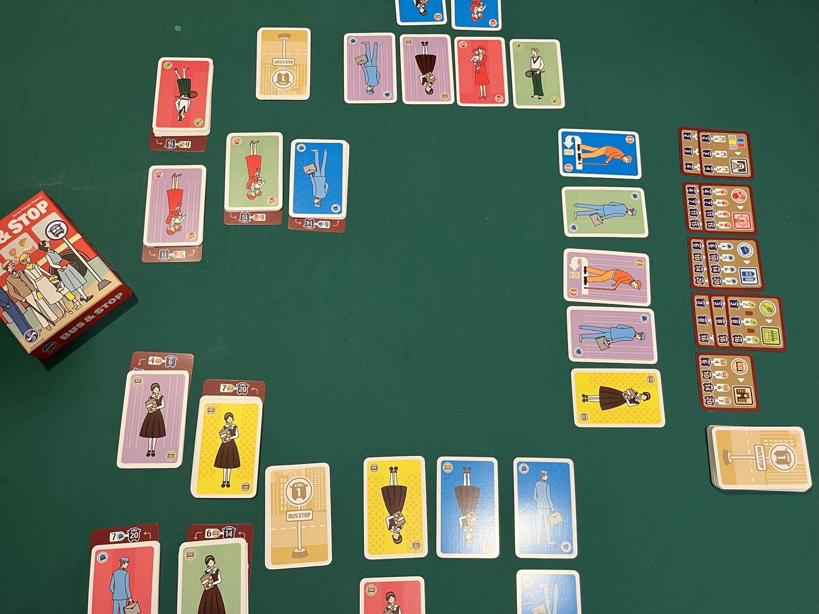 Bus and Stop game in progress