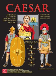 Caesar: The Great Battles Of Julius Caesar – The Civil Wars 48-45 B.c. box art