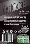 Cahoots Mayday Games box back and components