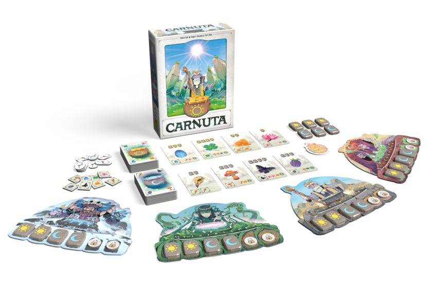 Carnuta board game full table setup