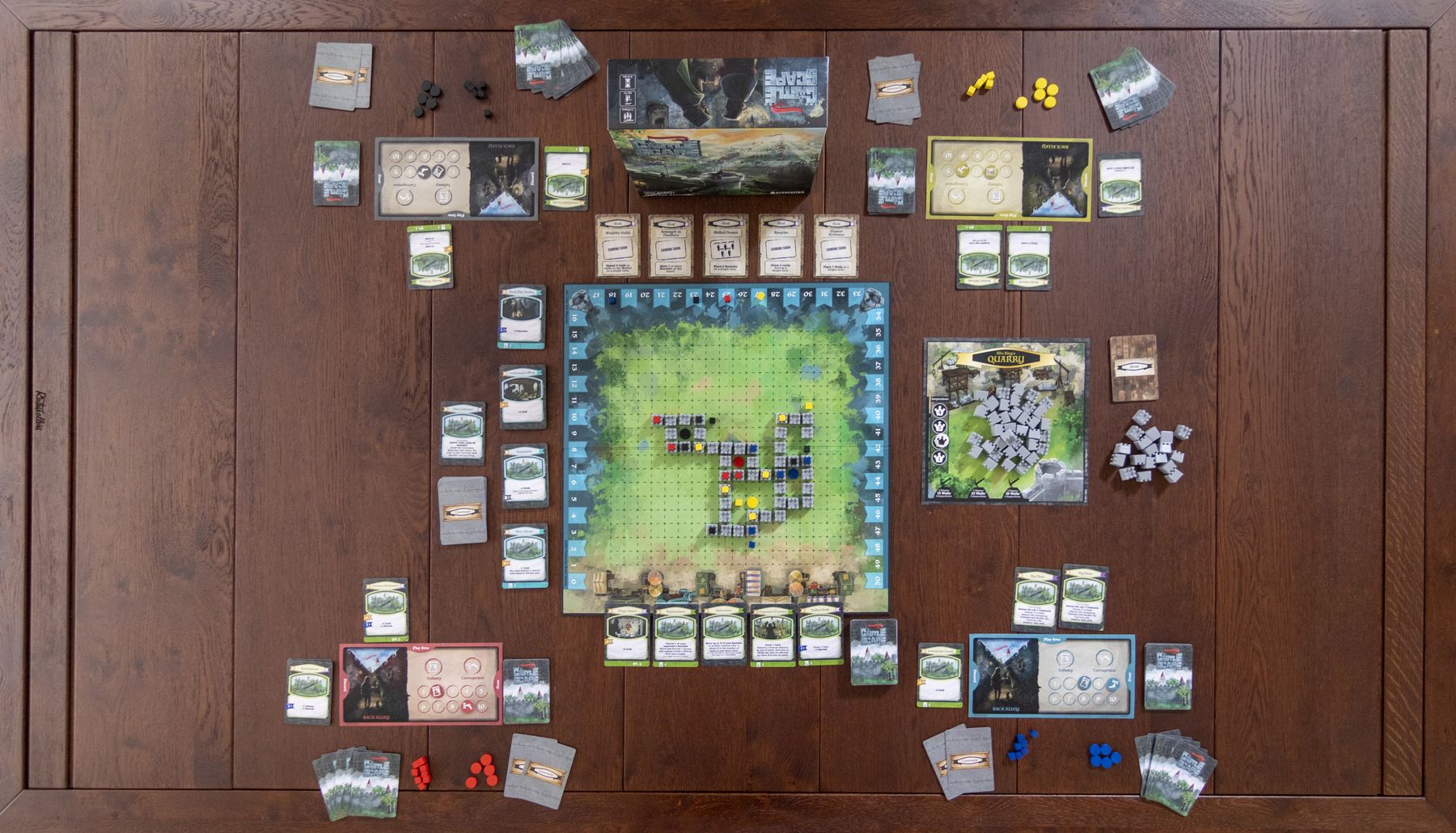 CastleScape components and setup from above