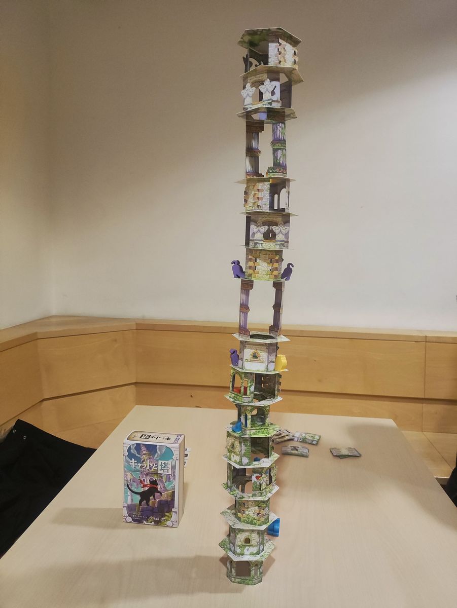 Tall Cat and the Tower structure near collapse