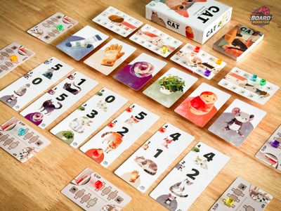 Cat Between Us cards and components