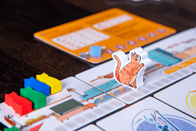 Cat Between Us board game setup