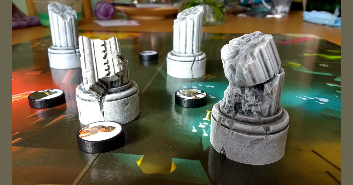 Catacombs and Castles pillars and discs
