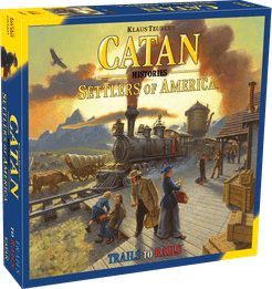 Catan Histories: Settlers Of America – Trails To Rails box art