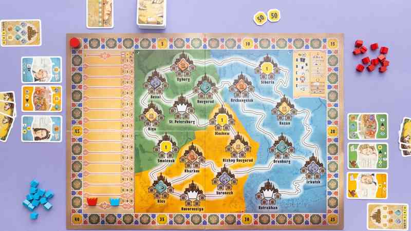 Catherine The Cities of the Tsarina game components