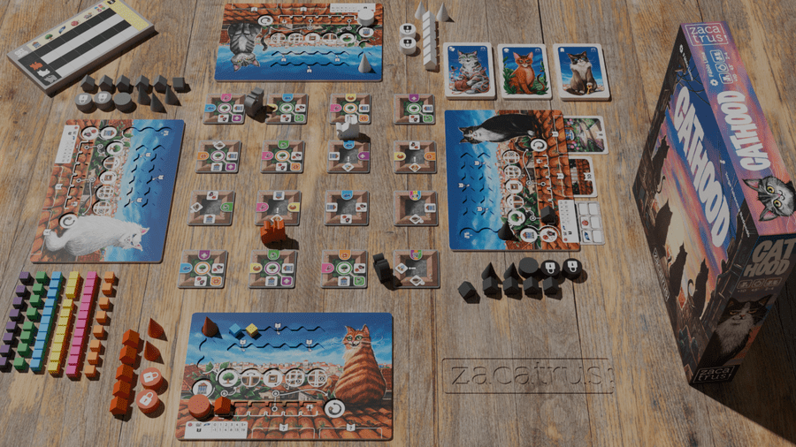 Cathood board game contents