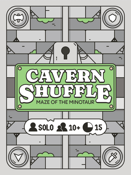 Cavern Shuffle: Maze of the Minotaur box art