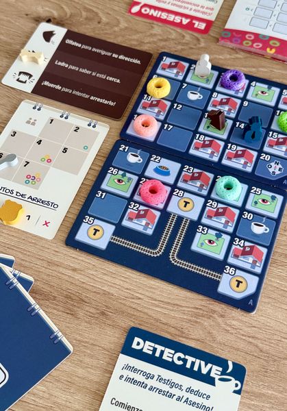 Cereal Killer detective game setup