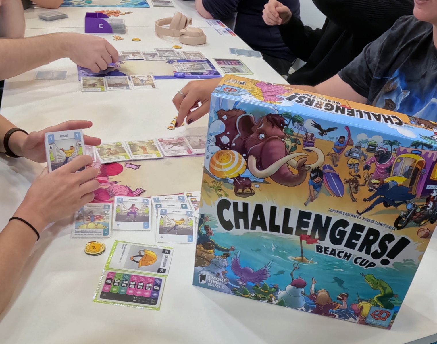 Challengers Beach Cup tournament table setup