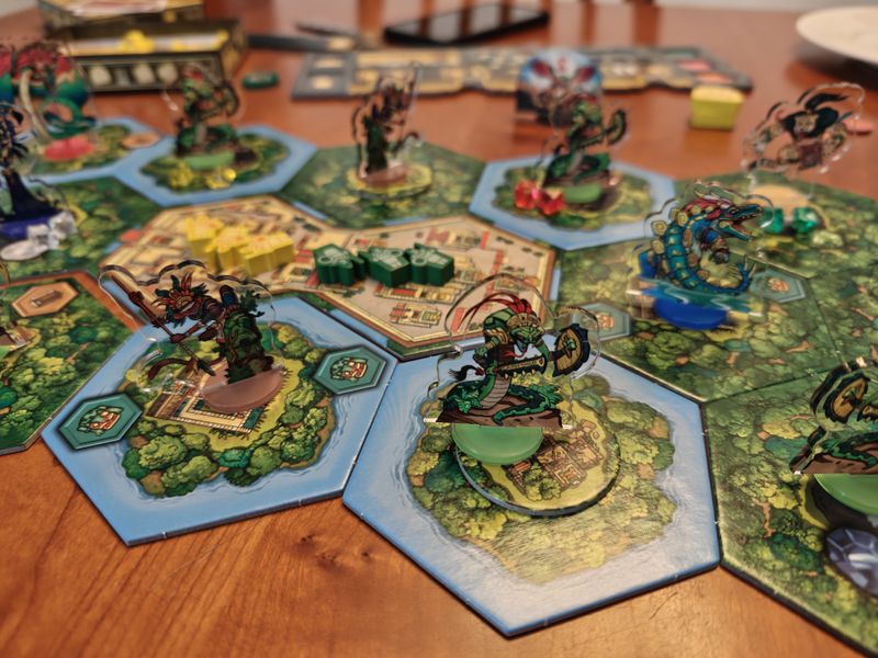 Chichen Itza board game components