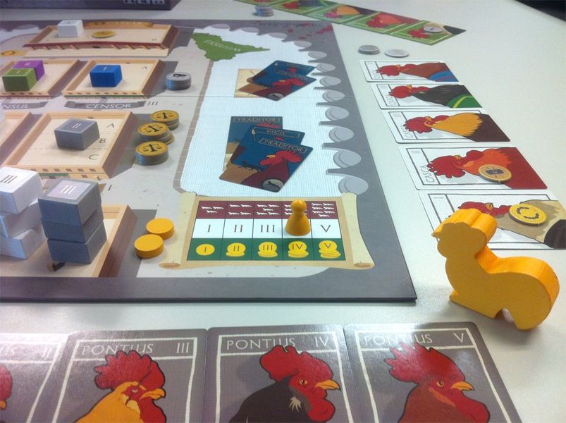 Chicken Caesar board game close up