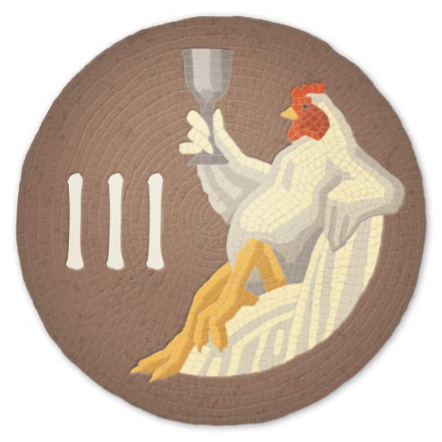 Chicken Caesar hen token