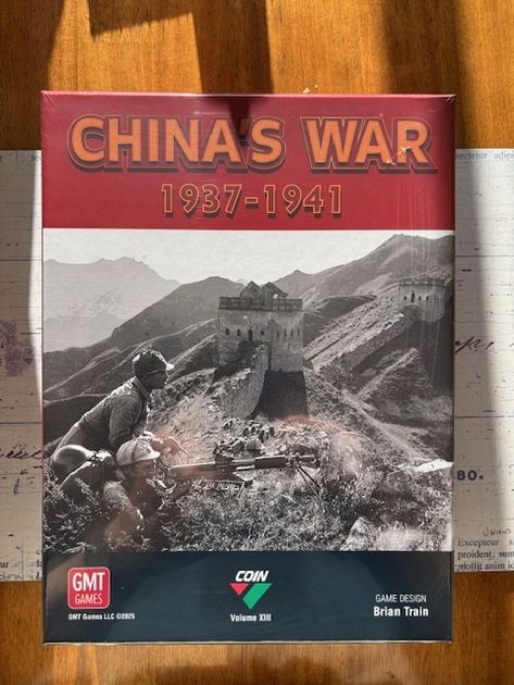 China's War physical game box