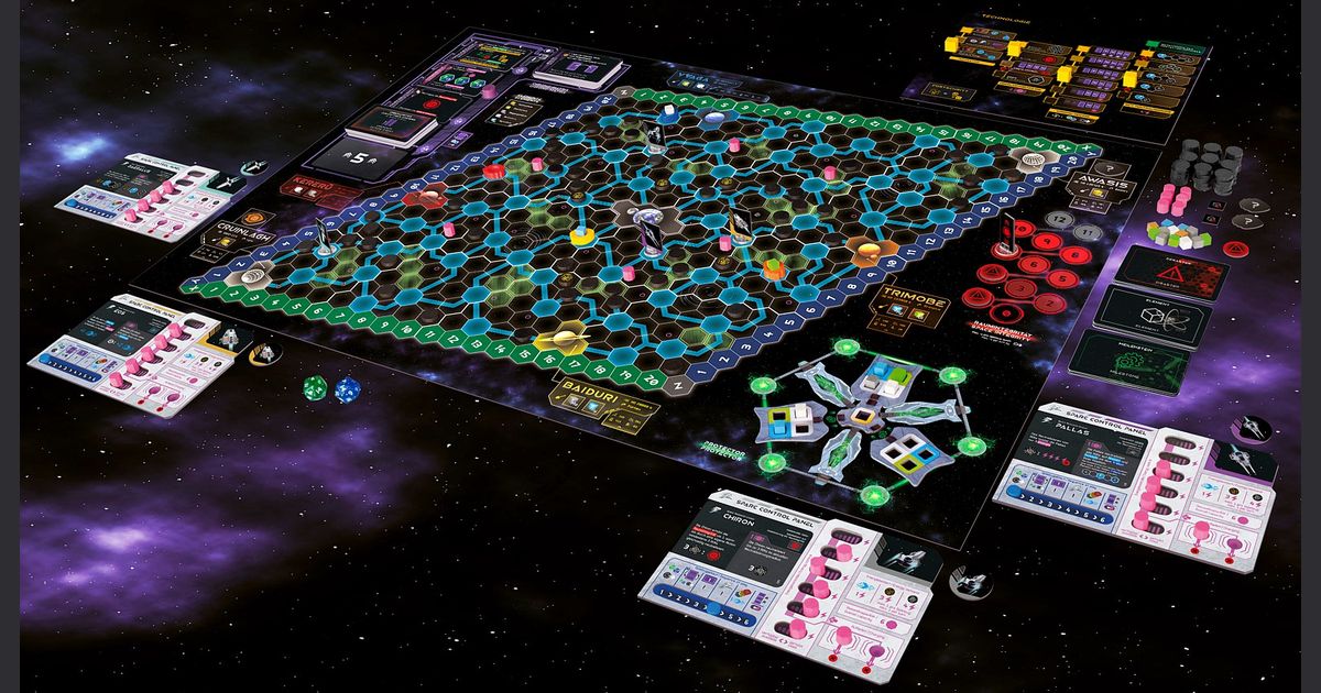 Chrono Fall game in progress
