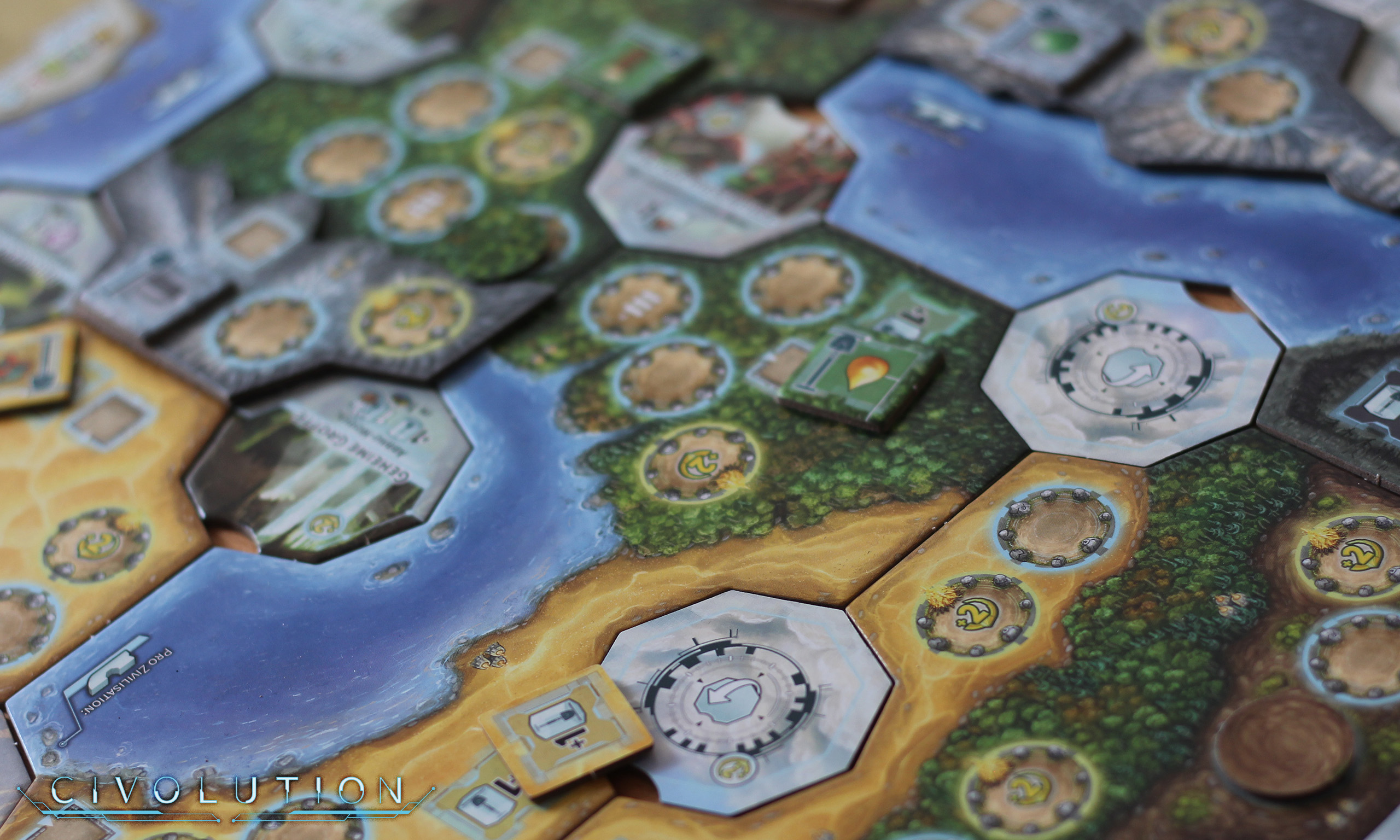 Civolution modular continent board