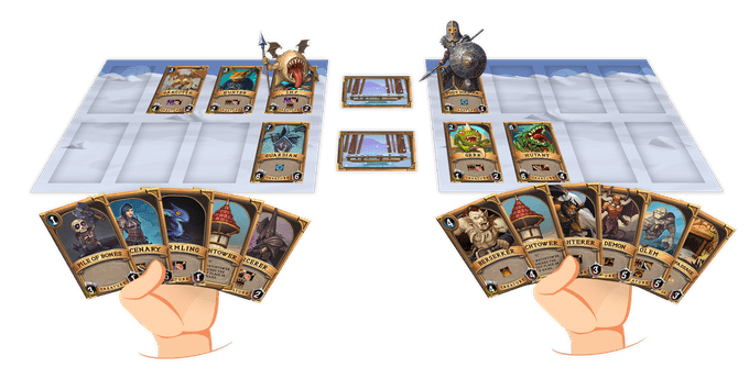 Clash of Decks card duel in progress