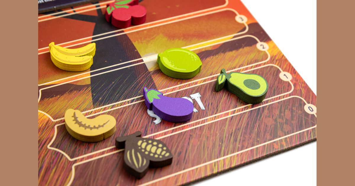 Click A Tree player board with wooden fruit markers