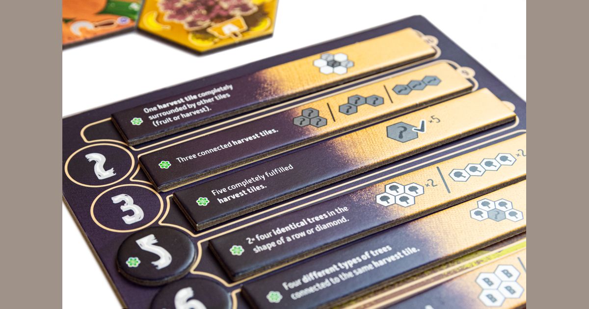 Click A Tree player board and task strips