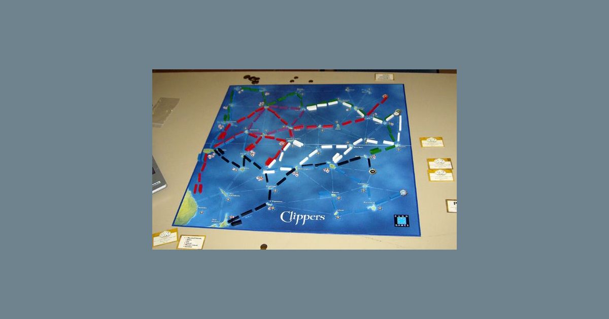 Completed Clippers game board