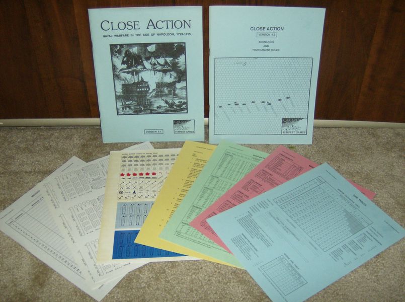 Close Action map and fleet components