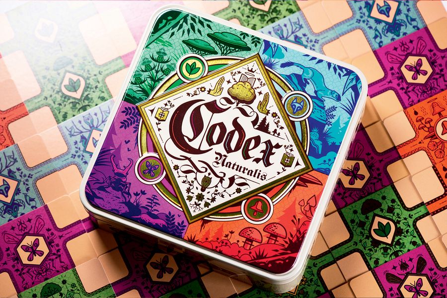 Codex Naturalis cards tokens and score track