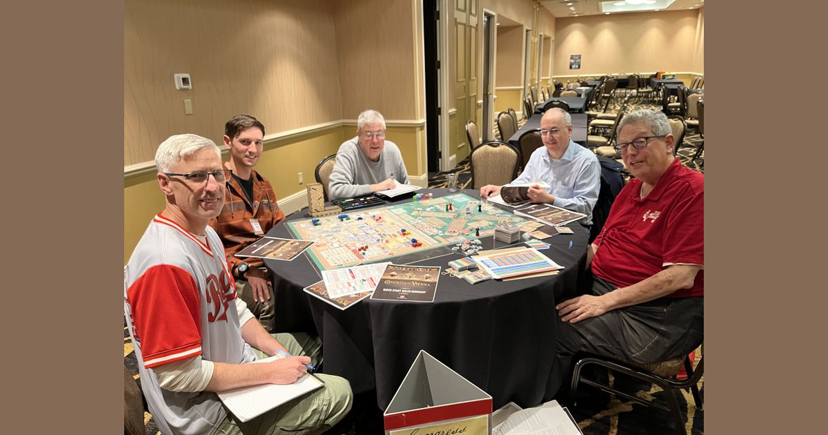 Congress of Vienna game in progress
