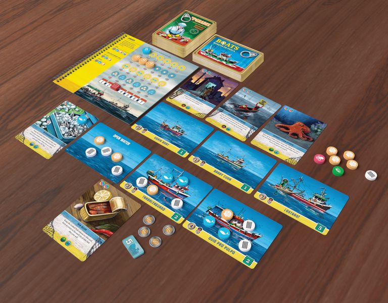 Conservas board game components