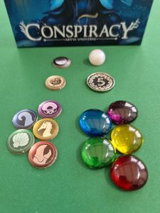 Conspiracy Abyss Universe cards and pearl components