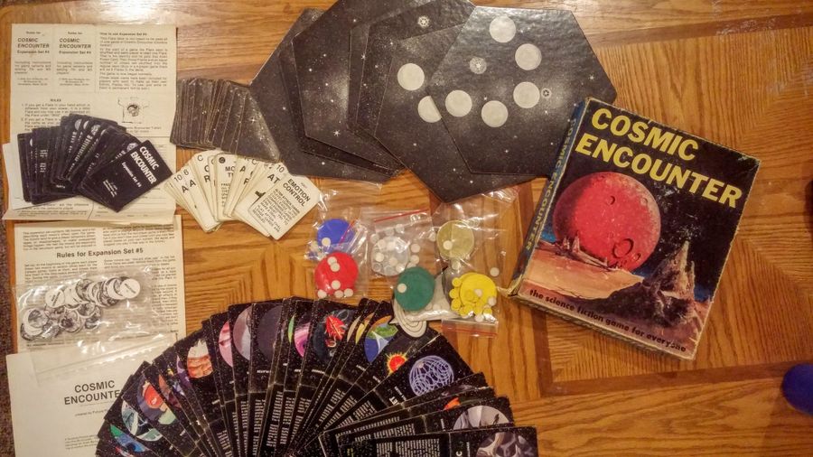 Original Cosmic Encounter with first five expansions