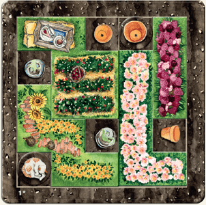Cottage Garden board game component overview