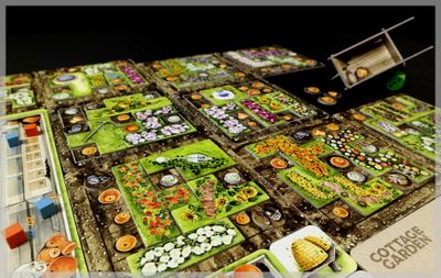 Cottage Garden flower beds and nursery during play